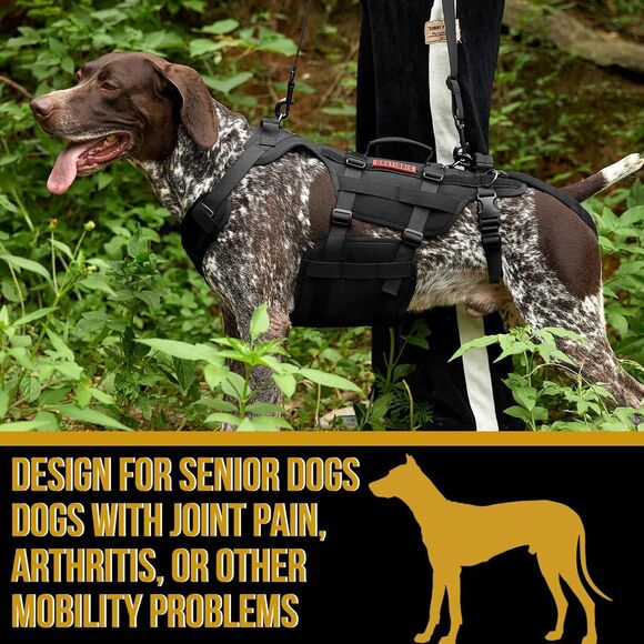 OneTigris Dog Lift Harness for XXL Dogs, Dog Hip Support Brace Full Body Lifter - Picture 5 of 7